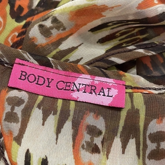 BODY Central multicolor blouse size S - Picture 6 of 6